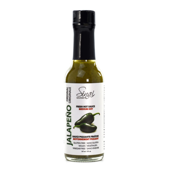 Sinai Gourmet Jalapeno Original glass bottle