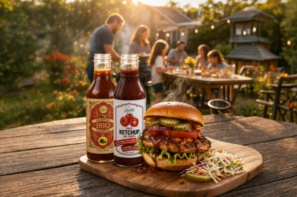 barbecue chicken sandwich with sinai gourmet memphis bbq sauce