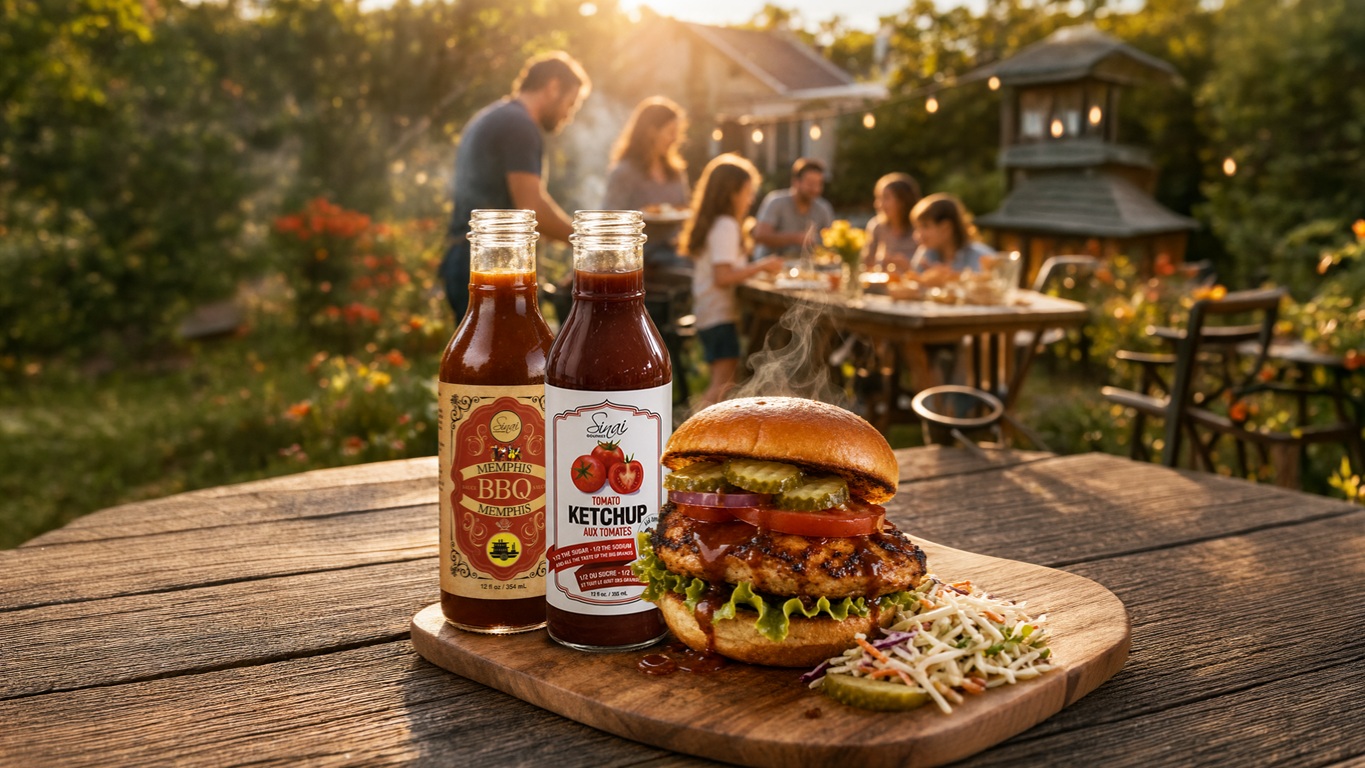 barbecue chicken sandwich with sinai gourmet memphis bbq sauce