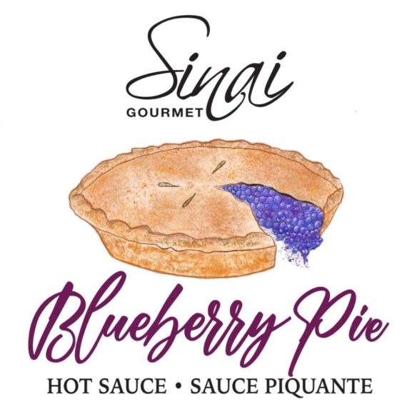 sinai gourmet blueberry pie hot sauce
